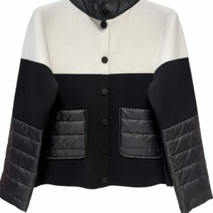 Peruzzi 2 Tone Jacket Black.       W26603