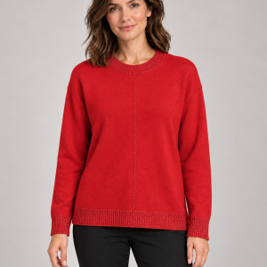 Marinello Lurex Jumper Red     55206/Red