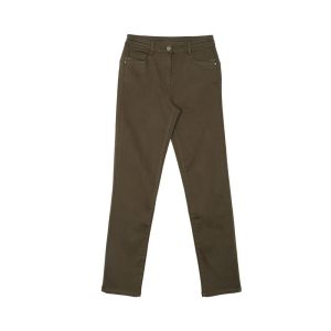 Julie Guerlande High Waist Jeans Khaki.      68Jg2ps000