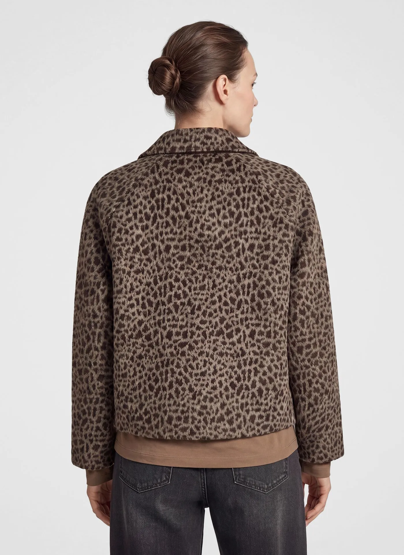 Rabe Animal Print Jacket Brown. 57-123020 - Image 3