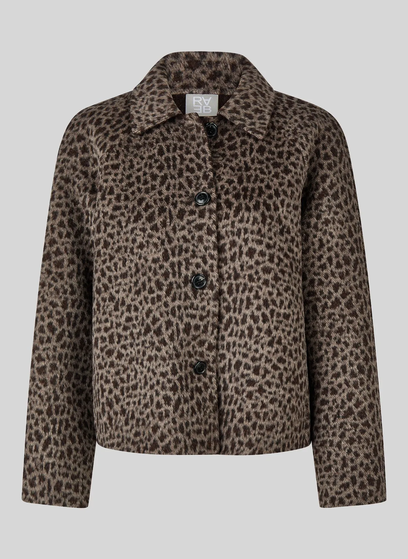 Rabe Animal Print Jacket Brown. 57-123020 - Image 5