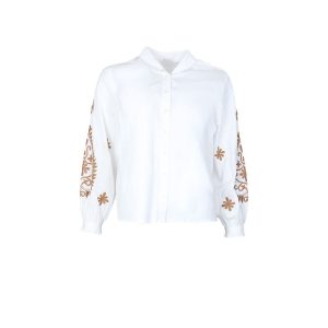Julie Guerlande Motif Shirt White.      68Jg2gh630