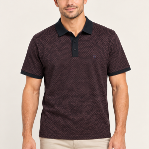 XV Kings Mystique Block Polo Shirt Plum. Mystique/Plum